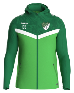 Kapuzenjacke für Kinder/Herren | JAKO Iconic | soft green/sportgrün | SV Grün Weiß 56 Großobringen e.V.