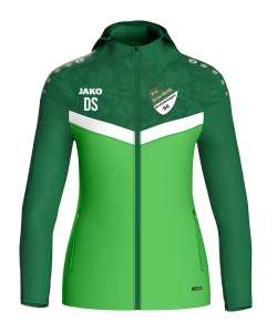 Kapuzenjacke für Damen | JAKO Iconic | soft green/sportgrün | SV Grün Weiß 56 Großobringen e.V.
