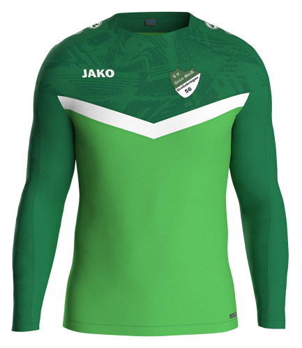 Sweatshirt  für Kinder/ Herren | JAKO Iconic | soft green/sportgrün | SV Grün Weiß 56 Großobringen e.V