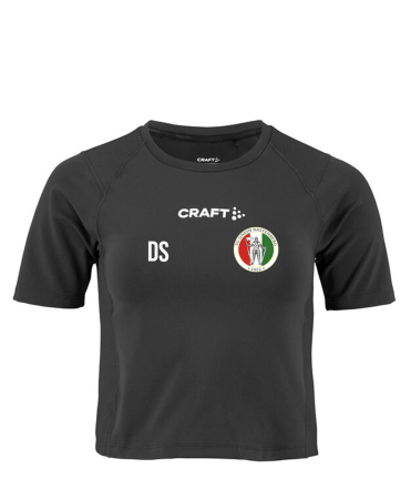 Rush 2.0 Croped T  CRAFT | Damen | schwarz | SG Union Rastenberg