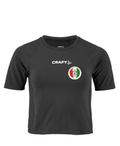 Rush 2.0 Croped T  CRAFT | Damen | schwarz | SG Union Rastenberg