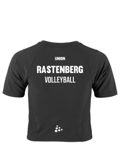 Rush 2.0 Croped T  CRAFT | Damen | schwarz | SG Union Rastenberg