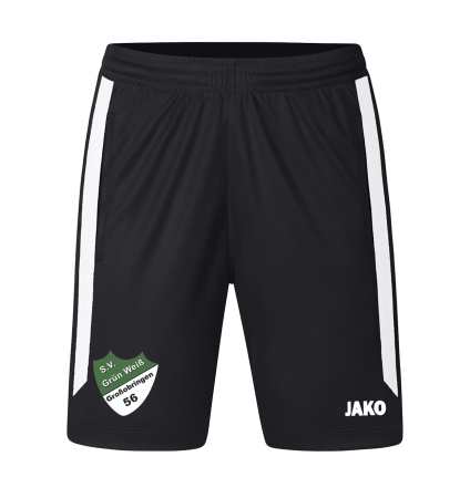 Short | JAKO Power | Damen | schwarz/weiß | SV Grün Weiß 56 Großobringen e.V.