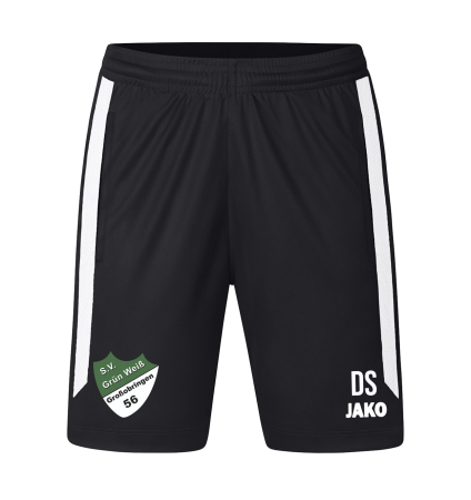 Short | JAKO Power | Damen | schwarz/weiß | SV Grün Weiß 56 Großobringen e.V.