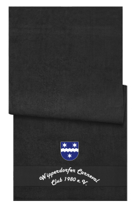 Handtuch | schwarz | Wipperdorfer Carneval Club e.V.