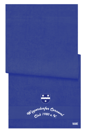 Badetuch/Strandtuch | blau | Wipperdorfer Carneval Club e.V.