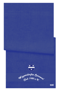 Badetuch/Strandtuch | blau | Wipperdorfer Carneval Club e.V.