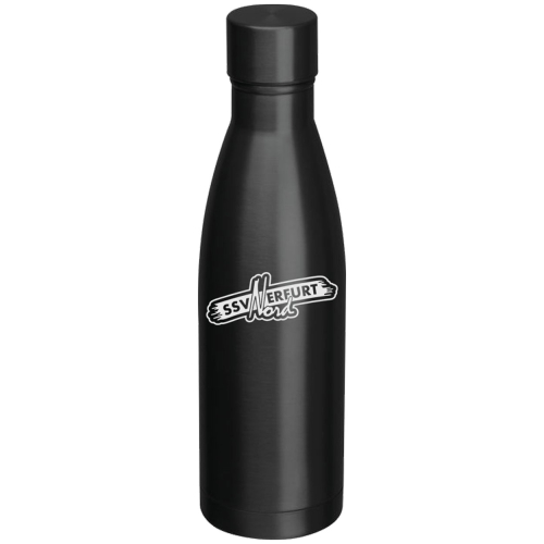 Edelstahlflasche | vakuumisoliert | matt schwarz | 500ml | SSV Erfurt Nord