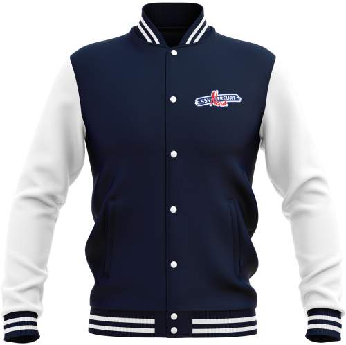 College Sweatjacke | Kinder/Herren | marine-weiß | SSV Erfurt Nord