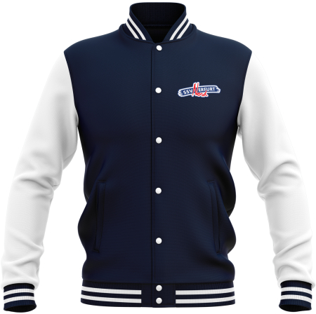 College Sweatjacke | Kinder/Herren | marine-weiß | SSV Erfurt Nord