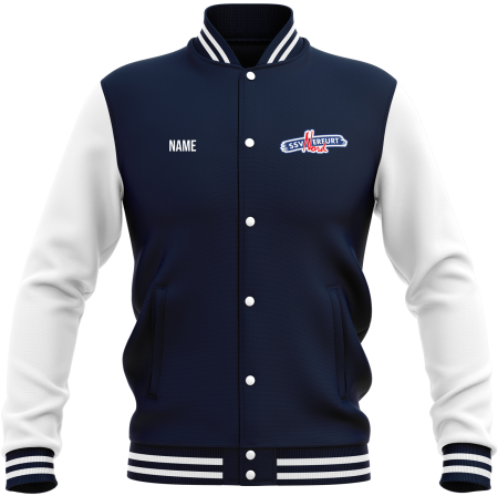 College Sweatjacke | Kinder/Herren | marine-weiß | SSV Erfurt Nord