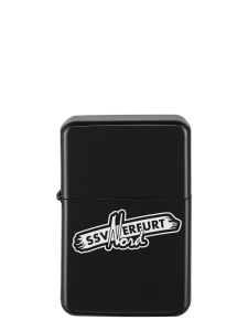 Feuerzeug | Benzin | matt schwarz | nachfüllbar | Logo | SSV Erfurt Nord