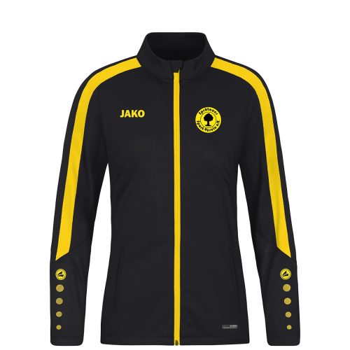 Kapuzenjacke für Damen | JAKO Power | schwarz/citro | Sprötauer SV