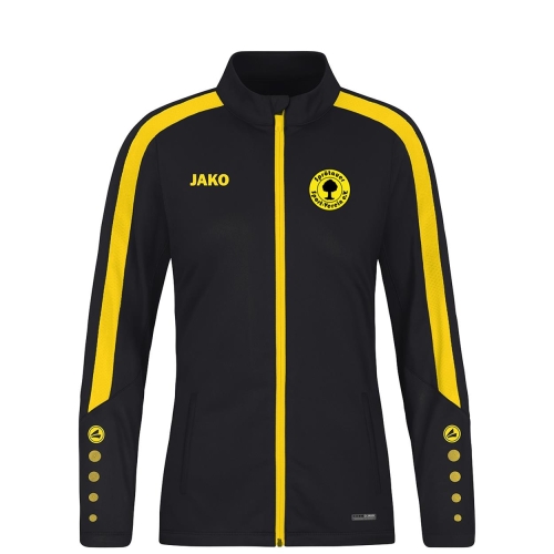 Polyesterjacke für Damen | JAKO Power | schwarz/citro | Sprötauer SV