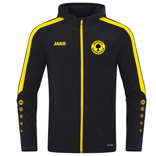 Kapuzenjacke für Kinder/Herren | JAKO Power | schwarz/citro | Sprötauer SV