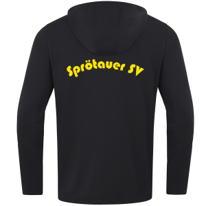 Kapuzenjacke für Kinder/Herren | JAKO Power | schwarz/citro | Sprötauer SV