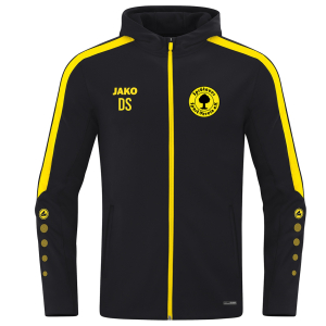Kapuzenjacke für Kinder/Herren | JAKO Power | schwarz/citro | Sprötauer SV