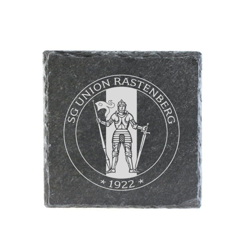 Untersetzer | Schiefer | Logo | SG Union Rastenberg