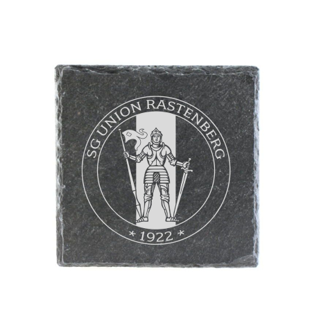 Untersetzer | Schiefer | Logo | SG Union Rastenberg
