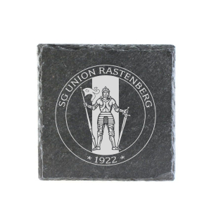 Untersetzer | Schiefer | Logo | SG Union Rastenberg