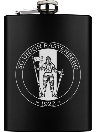 Flachmann | schwarz | Logo |  SG Union Rastenberg
