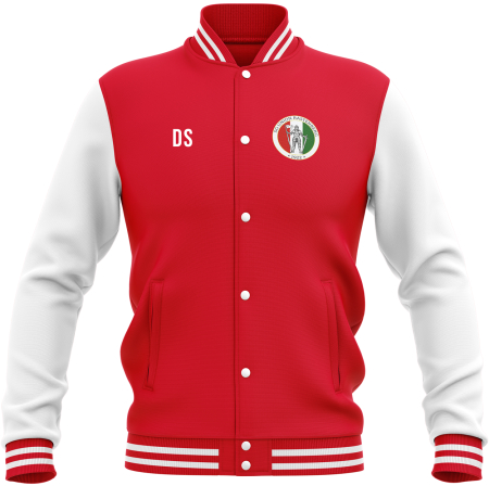College Sweatjacke | Kinder/Herren | rot-weiß | SG Union Rastenberg