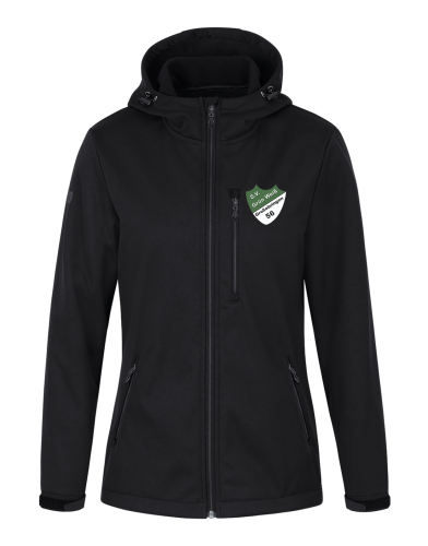 Softshelljacke Premium für Damen | JAKO | schwarz | SV Grün Weiß 56 Großobringen e.V.