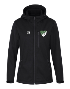 Softshelljacke Premium für Damen | JAKO | schwarz | SV Grün Weiß 56 Großobringen e.V.