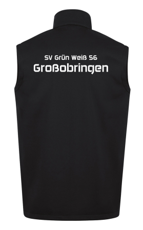Softshellweste Premium  für Herren | JAKO | schwarz | SV Grün Weiß 56 Großobringen e.V.