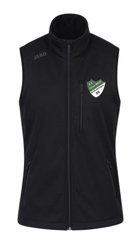 Softshellweste Premium für Damen | JAKO | schwarz | SV Grün Weiß 56 Großobringen e.V.