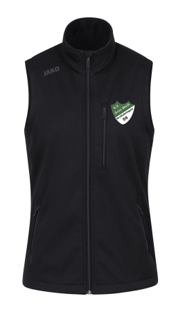 Softshellweste Premium für Damen | JAKO | schwarz | SV Grün Weiß 56 Großobringen e.V.