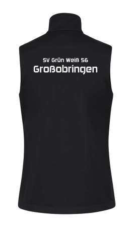 Softshellweste Premium für Damen | JAKO | schwarz | SV Grün Weiß 56 Großobringen e.V.