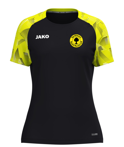 T-Shirt für Damen | JAKO Sonic | schwarz/neongelb | Sprötauer SV
