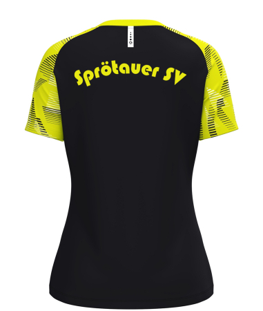 T-Shirt für Damen | JAKO Sonic | schwarz/neongelb |...