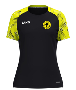 T-Shirt für Damen | JAKO Sonic | schwarz/neongelb | Sprötauer SV