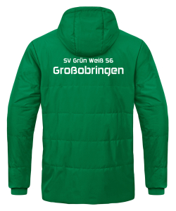 Coachjacke | JAKO Team mit Kapuze | Kinder/Herren | sportgrün | SV Grün Weiß 56 Großobringen e.V.
