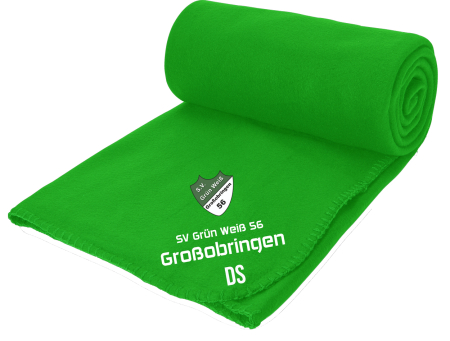 Aufwärmdecke Fleece | grün | SV Grün Weiß 56 Großobringen e.V.