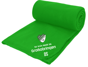 Aufwärmdecke Fleece | grün | SV Grün Weiß 56 Großobringen e.V.