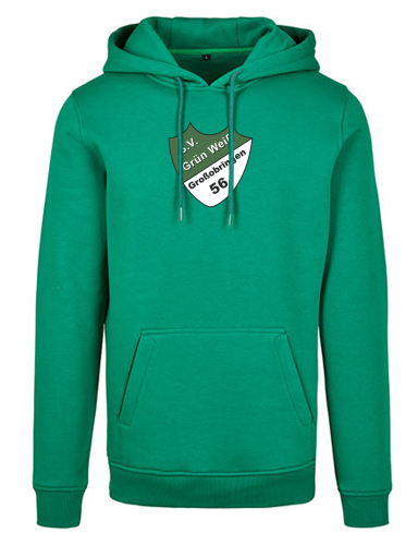 Hoodie Unisex/Kinder | Build your Brand | Logo groß | grün | SV Grün Weiß 56 Großobringen e.V.