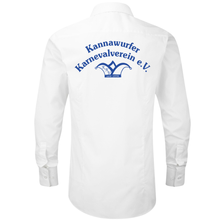 Hemd | langarm | Herren | weiss | Kannawurfer Karnevalverein e.V.