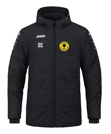 Coachjacke mit Kapuze für Kinder/ Herren | JAKO Team | schwarz | Sprötauer SV