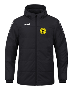 Coachjacke mit Kapuze für Kinder/ Herren | JAKO Team | schwarz | Sprötauer SV