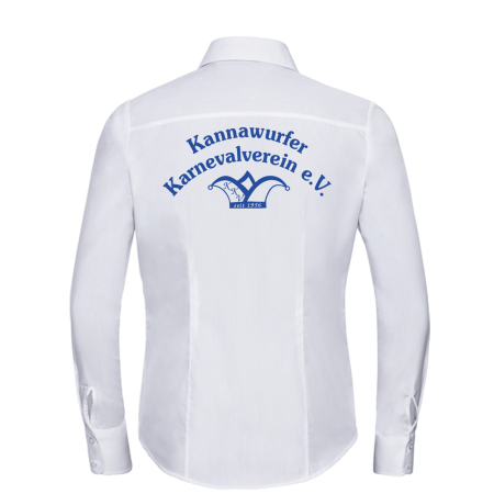 Bluse | langarm | Herren | weiss | Kannawurfer Karnevalverein e.V.