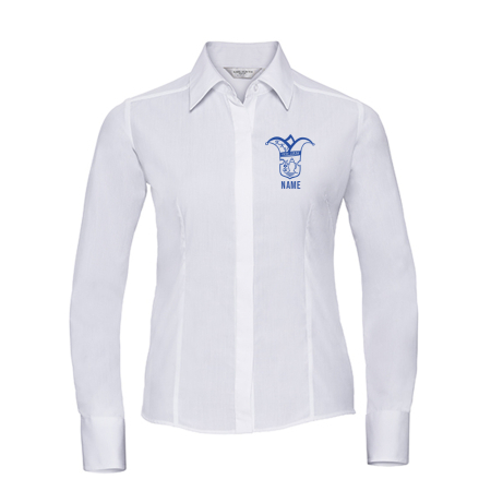 Bluse | langarm | Herren | weiss | Kannawurfer Karnevalverein e.V.