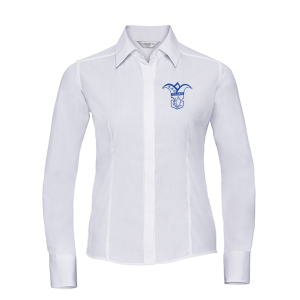 Bluse | langarm | Herren | weiss | Kannawurfer Karnevalverein e.V.