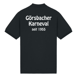 Polo Unisex | Stanley Stella Prepster 2.0 | schwarz | Görsbacher Karnevalsverein