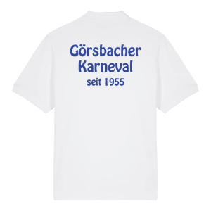 Polo Unisex | Stanley Stella Prepster 2.0 | weiss | Görsbacher Karnevalsverein