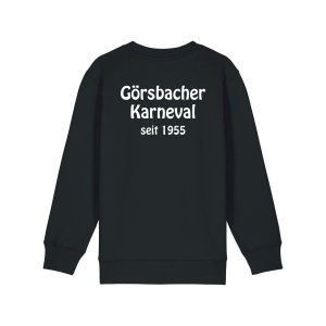 Sweatshirt Kinder | Stanley Stella Changer 2.0 | schwarz | Görsbacher Karnevalsverein
