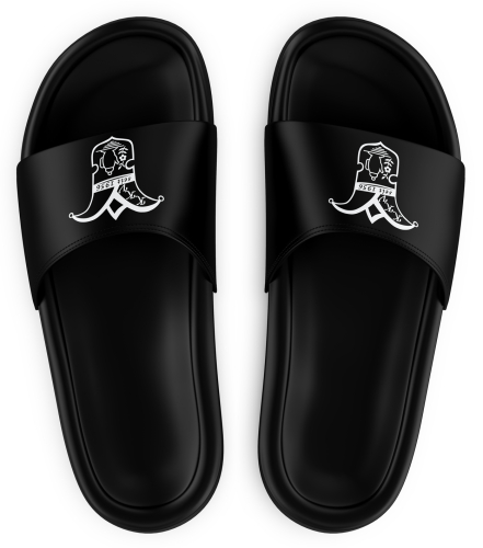 Badeschuhe | Logo | schwarz | Kannawurfer Karnevalverein e.V.