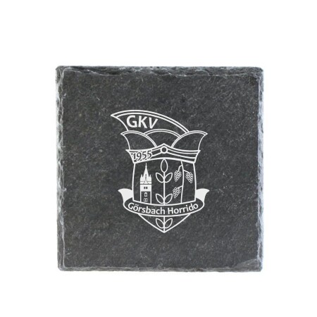 Untersetzer | Schiefer | Logo | Görsbacher...